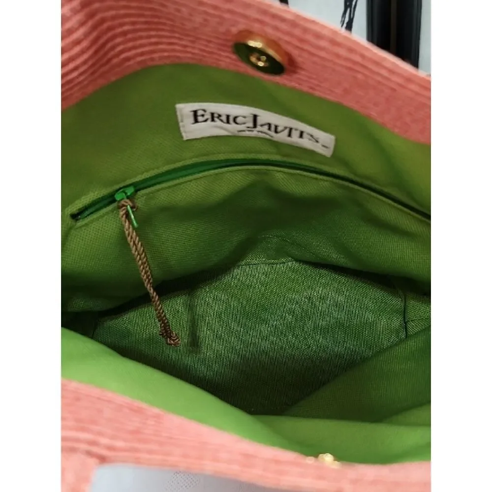 Eric Javits Straw Tote Bag - Pink
